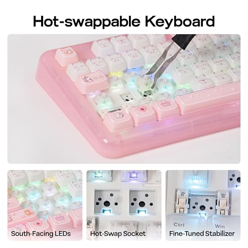 Image of KiiBoom Phantom98 Lite 96% Wireless Mechanical Gaming Keyboard, VIA Custom