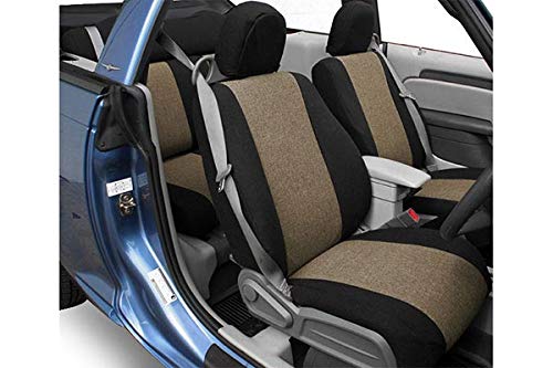 Front Sport Buckets Seats, Caltrend Tweed Seat Covers For 2013-2018 Toyota Rav4 Purple Purple Insert With Black Trim #TOP8