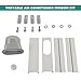 Thonlai Universal Portable Air Conditioner Accessories Window Kit, 150MM AC Unit Board, PVC Material, Easy Installation, Seamless Upgrade, Height of