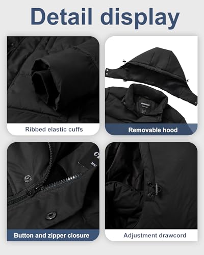 Men's Puffer jacket Waterproof Winter coat Parka jacket Warm & Thicken Ski jackets Snowboard coat3