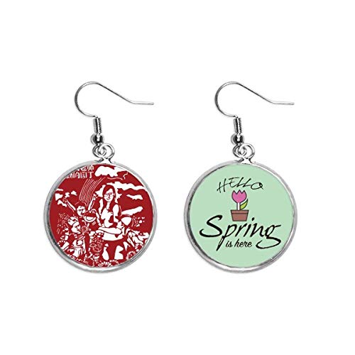 Pendientes de primavera decorativos ideales para lucir en el Día de los Maestros