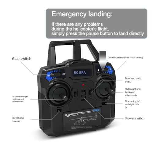 Image of EC135 C187 Remote Controlled Heli Aircraft Plane RC Helicopter add Optical Flow Positioning Single Rotor No Ailerons 6-Axis Gyroscope Altitude Hovering Aerobatics for Adults Beginners