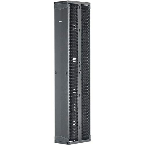 Panduit Rack Cable Management Panel (Vertical) - Black - 42U