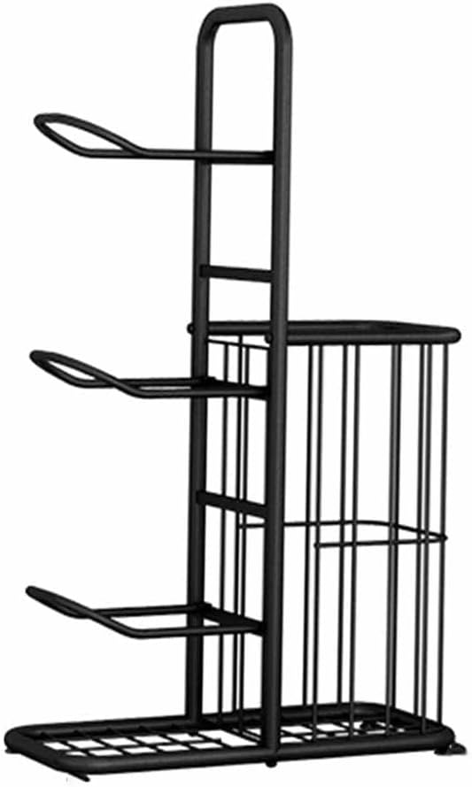 Vertical Ball Storage Rack Ball Stand Garage Holder. Indoor/Outdoor Sports Rack for Garage, for Indoor Outdoor, Sports Ball Storage Cart Holder for Gym, School, Club, (Color : A-B