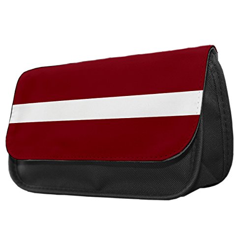 Lettonia bandiera Pencil Case/make up bag 114