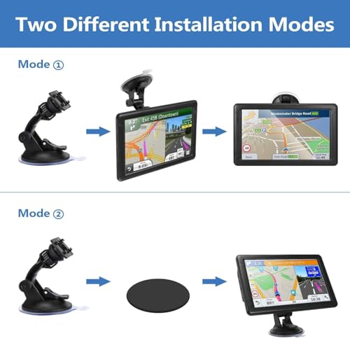 image for MRSXWPY GPS Navigator for Car Truck RV, 9 ” Trucker GPS for Semi Tru