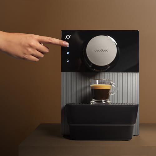 Cecotec Machine à Café Superautomatique Compacte Cremmaet Cube Rouge. 1350W, Professionnelle, Système de Pressage, Pré-Infusion, 19 Bars, Système Thermoblock, 5 Niveaux de Mouture, Contrôle Tactile - Image 5
