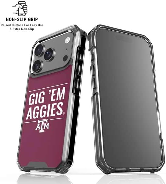 Skinit Phone Case Compatible with MagSafe iPhone 17 Pro Max - Officially Licensed Texas A&M University Gig Em Aggies Design