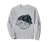 Lobo Ying Yang Sudadera