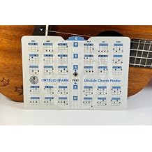 Ukulele Chords Finder - Pocket-Sized Chord Chart designed for soprano, concert, and tenor ukuleles - Learn Chords & CAGFD System Shapes - Easy Reference Guide for Beginners & Teachers