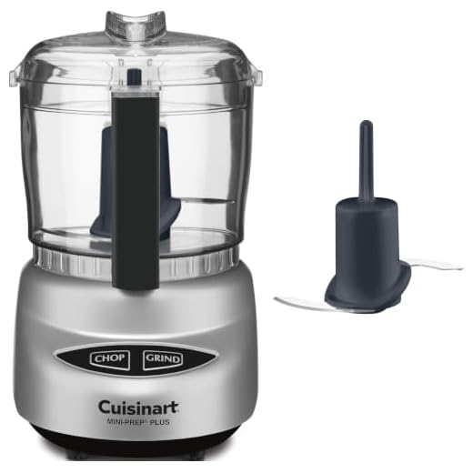 Cuisinart DLC-2ABC Mini-Prep Plus 24-Ounce Food-Processors, 3 Cup, Brushed Chrome and Nickel