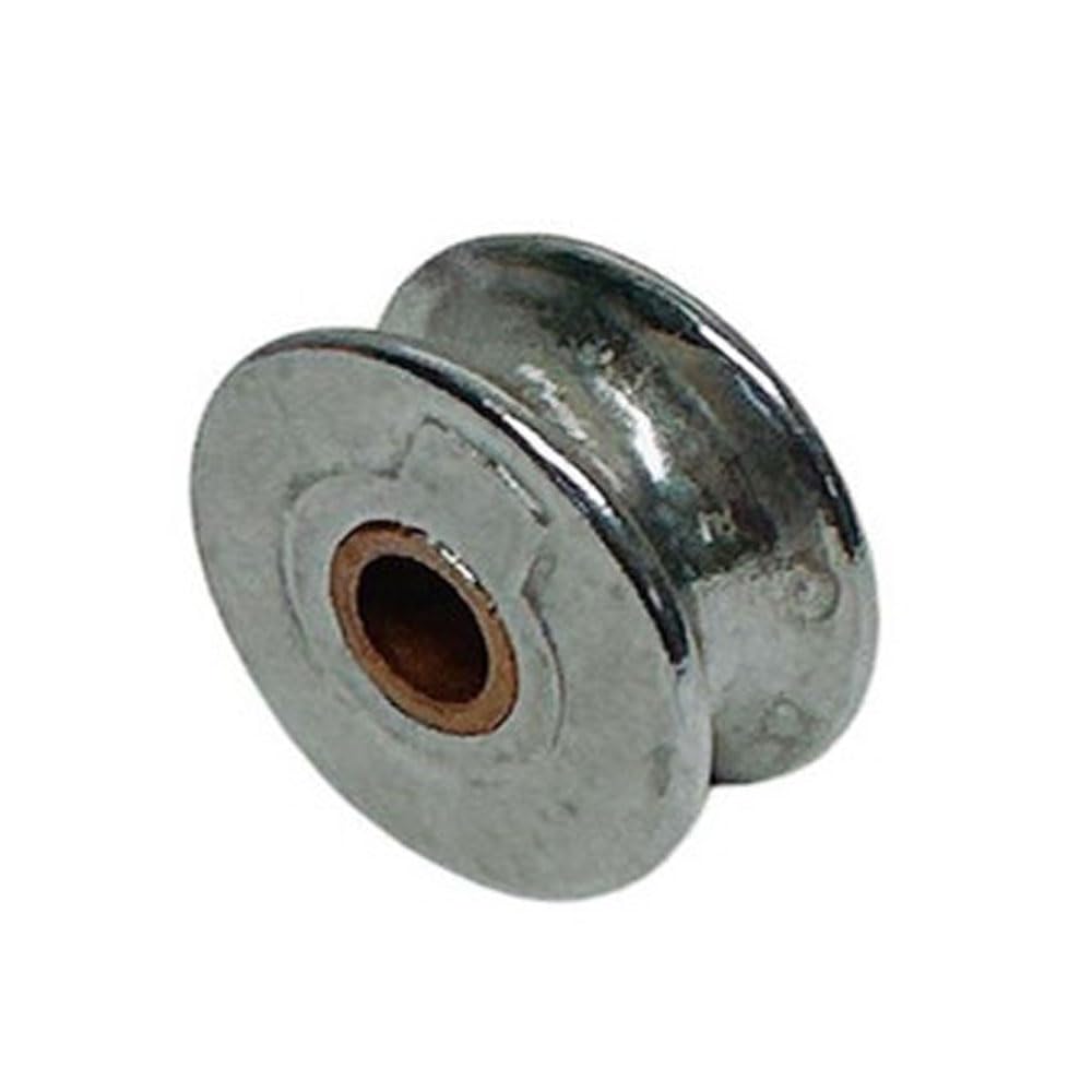 DBMIMPORTERS Marine 1-1/4" Sheave Wire Pulley Brass Bushing 5/16" Rope Stainless Steel T304