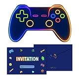 manette jeux video pour mac ✉️ ENVELOPPES ASSORTIES + STICKERS Chaque invitation est accompagnée d’une enveloppe bleue assortie, au toucher doux et festif et d’un sticker en forme de manette, pour fermer l’enveloppe avec style.