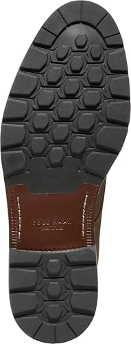 Cole Haan Cole Haan Men's Roundhill Grand Chukka Boots, Morel Suede/Dark Natural Waterproof, 9-M US