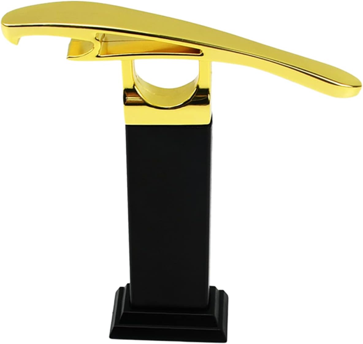 Wine Opener Aluminum Alloy Manual Bottle Opener (Golden 10.30X10.30X2.30CM)
