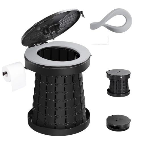 TRIPTIPS Retractable Portable Toilet