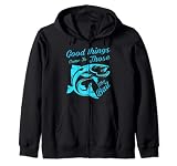 Divertido Pesca Hippie Graphic Decor Get Hooked.Png Sudadera con Capucha