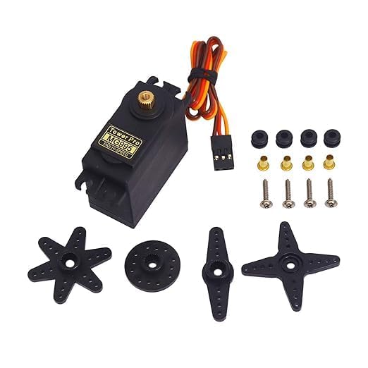 Metal Gear Servo Motor MG995-180º with Arm Horn for RC Helicopter Car Boat Robot-picture-24