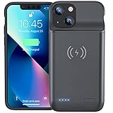 【VOLLSTÄNDIGER SCHUTZ】 Das neuere tragbare Batteriefach für iPhone 13 Mini&12 Mini besteht aus TPU- und PC-Material und fügt Ihrem Telefon nur 0,73 Zoll Dicke und 0,32 Pfund Gewicht hinzu. Bei einem höheren Bildschirm von 0,06 Zoll kann verhindert werden, dass der Bildschirm Ihres Telefons zerkratzt wird.