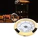 FUNEW Cigar Hygrometer,Round Analog Hygrometer for Cigar Humidor,Cigar Box/Cigar Cabinet 2inch Diameter Gold