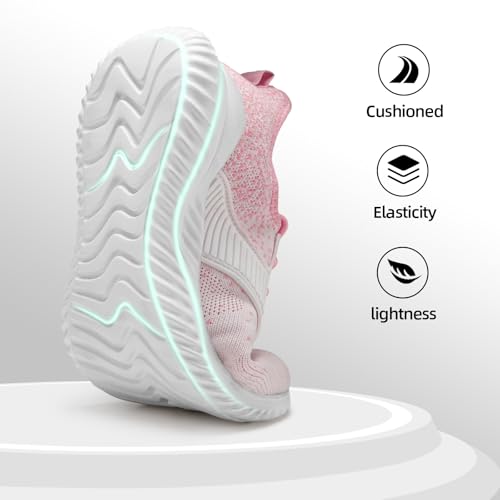 ATHMILE Womens Walking Shoes Lightweight Men Tennis Shoes Slip On Memory Foam Casual Sneakers for Gym Travel Work Outdoor Road3