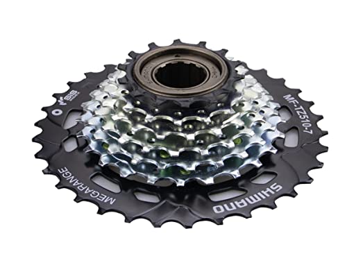 Meghna Shimano Bike Freewheel 7 Speed 14-34T Multiple Freewheel Screw-On Freewheel For Mountain Bike Hybrid Bike Kids Bike Folding Bike #TOP4