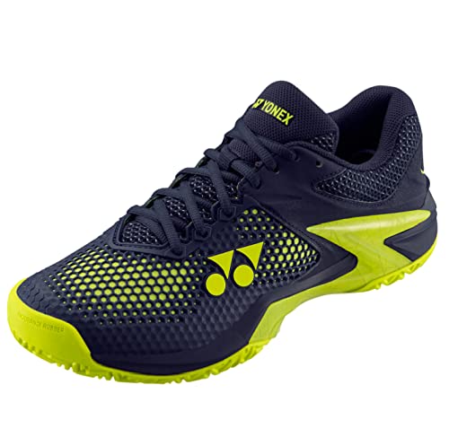 YONEX Power Cushion Eclipsion 2 Mens Tennis Shoe (Navy/Yellow) (7)