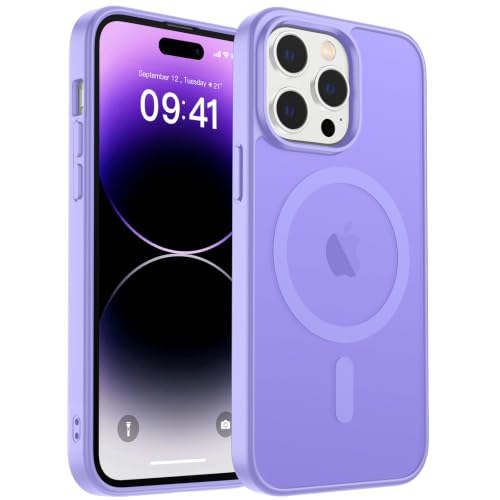 zapica Magnetic for iPhone 14 Pro Max Case, Light Purple - image 1