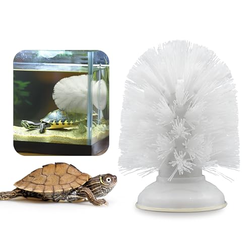 Turtle Brush with Suction Cup, Turtle Toys for Aquatic Turtles En...