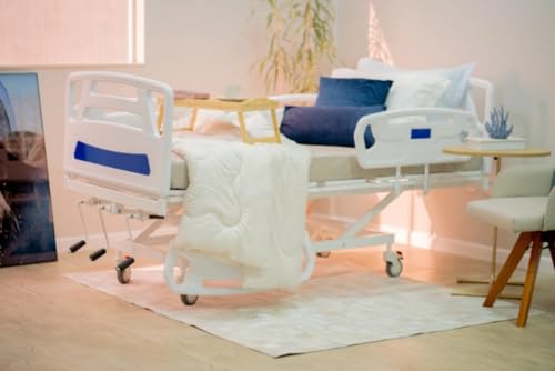 Cama Hospitalar Manual 3 Movimentos com Elevação do Leito com Colchão D33 - FLORENSE