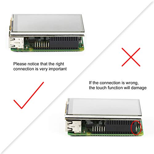 Image of for Raspberry Pi 4 Touch Screen with Case, 3.5 inch Touchscreen with Fan, 320x480 Monitor TFT LCD Game Display