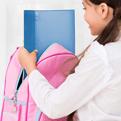 Fichário Universitário 4 Argolas A4 Acrimet (Cor Azul Clear)