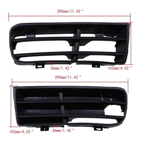 Rejilla de luz antiniebla delantera para Golf Variant 1998-2006 (izquierdo y derecho) 4