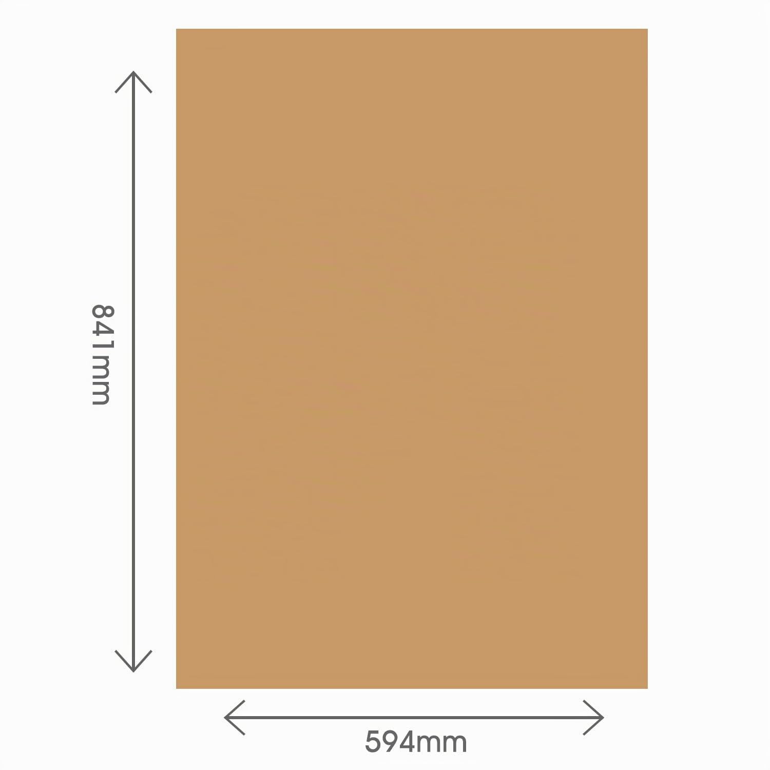 Artway - Cartone ondulato - 2 mm - Con superficie esterna rivestita in carta Kraft da 300 g/m² - Per plastico 30 fogli A1