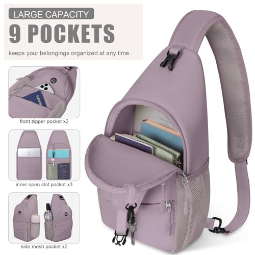 Pritent Convertible Crossbody Sling Bag