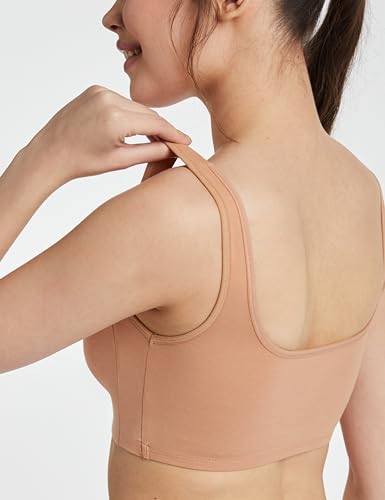 Image of Amazon Brand - Symbol Women's Cotton Stretch Non Padded Wire Free Full Coverage Slip On Bra