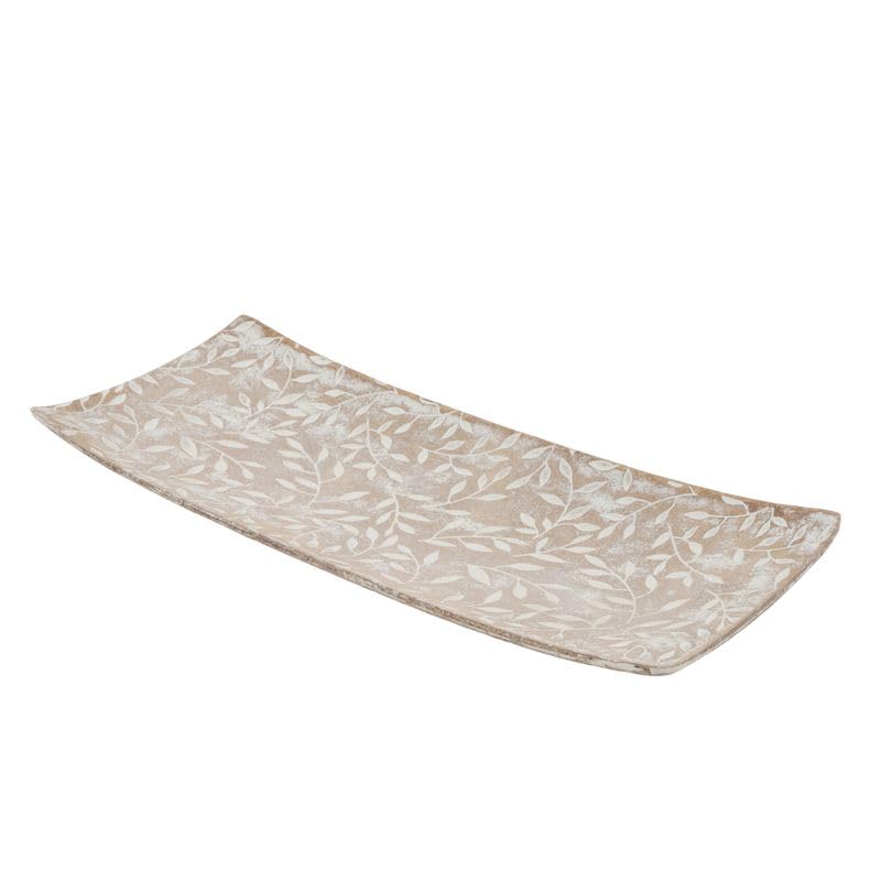 Vaciabolsillos Bandeja Rectangular Hojas 30x12 cm