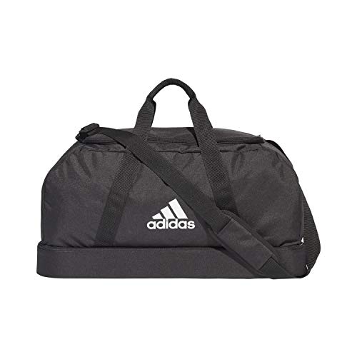 Adidas Unisex Tiro Primegreen Bottom Compartment Duffel Bag, Black/White, M