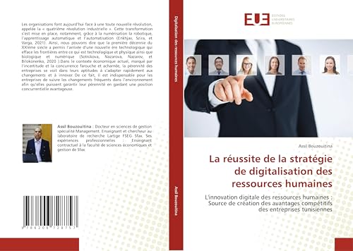 La réussite de la stratégie de digitalisation des ressources humaines: L'innovation digitale des ressources humaines : Source de création des avantages compétitifs des entreprises tunisiennes