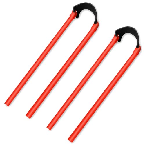 2 Pcs Sling Shot Bands Slingshot Rubber Band Slingshot Replacement Bands Heavy Duty Sets Outdoor Shooting Games Elastic Bands Compatible with Heavy Pull Slingshot Rubber Band