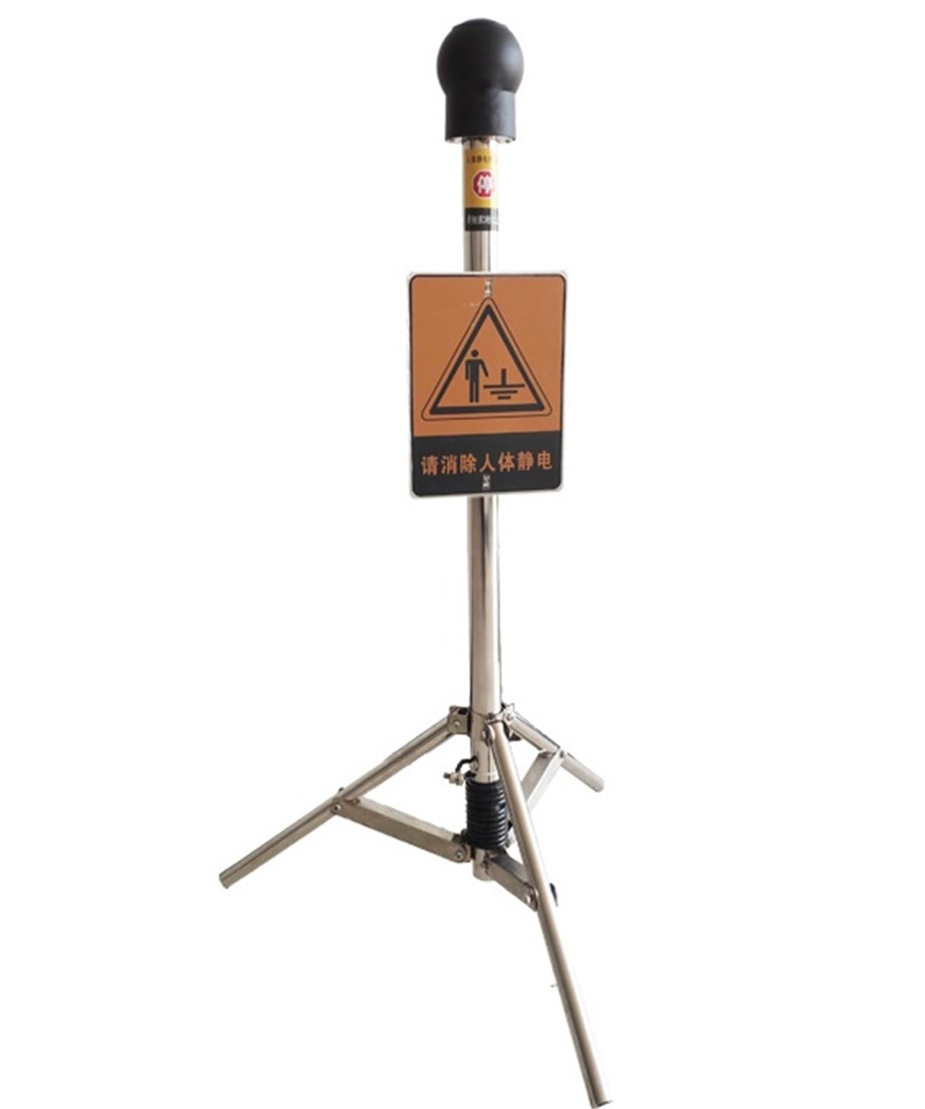 Scaricatore di elettricità statica for il corpo umano con treppiede, scaricatore di allarme vocale antideflagrante industriale con suono e luce