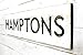 Hamptons Sign - Carved in a 40