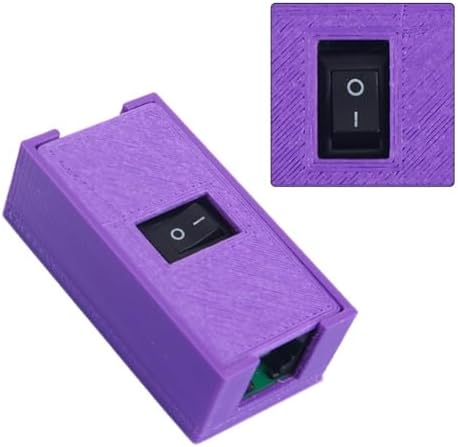 Minhe RJ11 Switch Connector for Telephone, Fax Machine and ADSL Modem - Control Line On/Off with Sleep Mode, Child Safety & Power Saving Function, Purple - 1