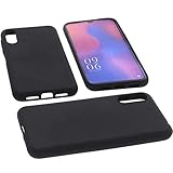 foto-kontor Hülle kompatibel mit Elephone A6 Mini Tasche Gummi TPU Schutz Handytasche schwarz