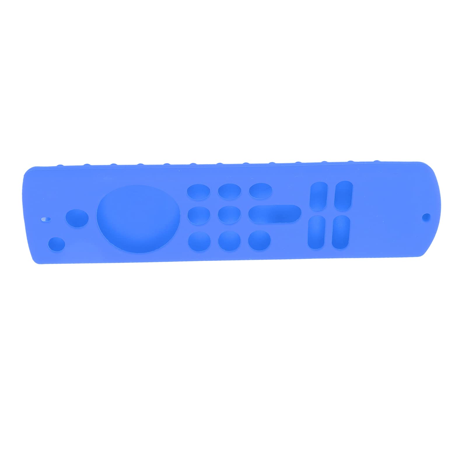 Fernbedienungs-Silikonhülle für TV Stick, Fernbedienungshülle für TV Stick für rutschfeste Silikon-Schutzhülle mit Trageband der 3. Generation (Blue)