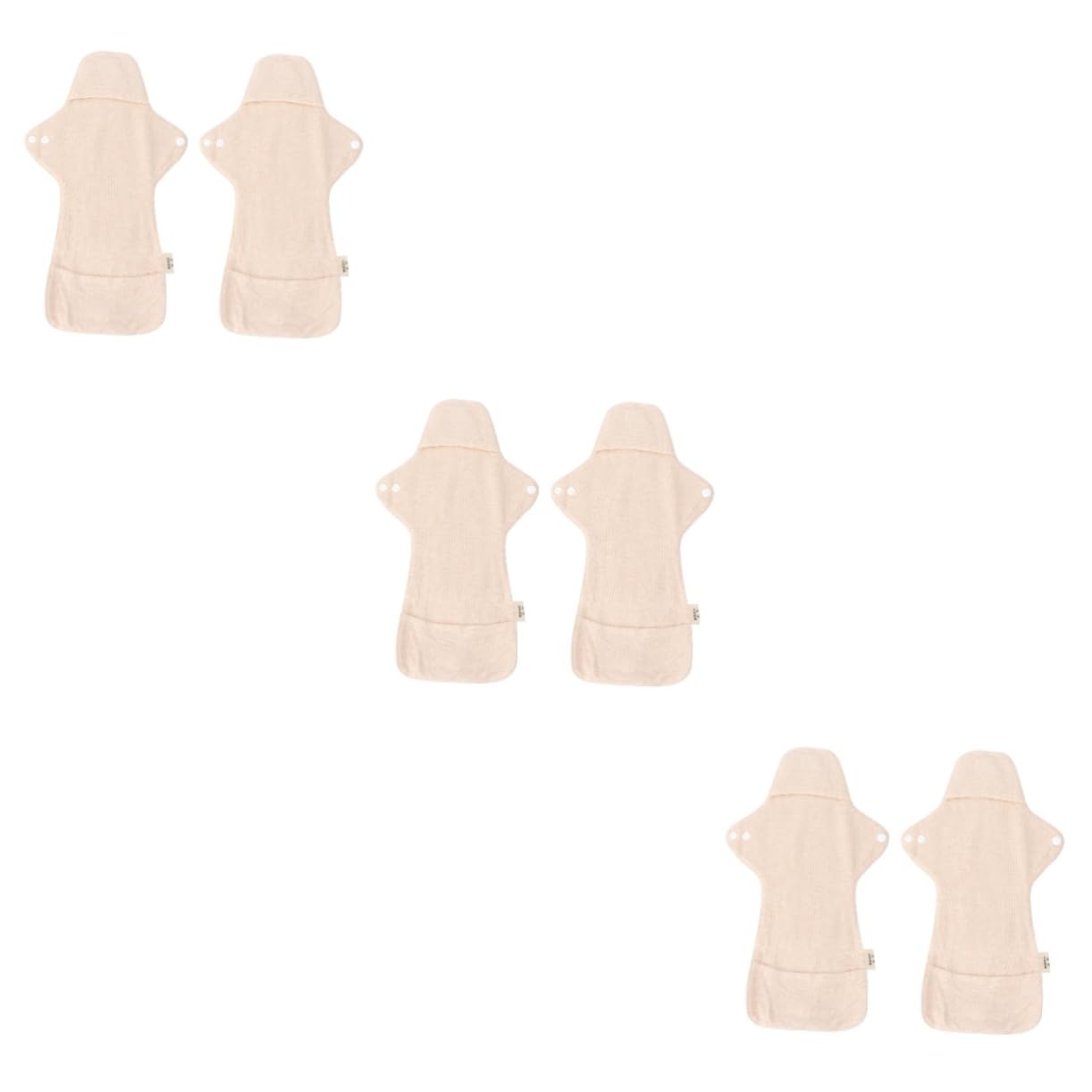 FRCOLOR Compresa sanitaria de tela lavable, compresas sanitarias portátiles, compresas menstruales reutilizables, compresas sanitarias ecológicas, compresas menstruales de tela, almohadillas para mamá