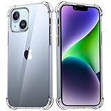 Migeec Coque pour iPhone 14, Anti Jaunissement étui de Protection Transparente Antichoc, Housse Anti Rayures