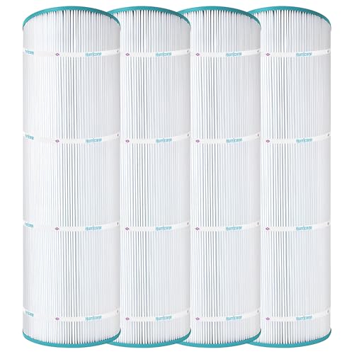 Hurricane Filters HF8413-01 4 Pack Advanced Pool Filter Cartridge - Replacement for PWWPC125B, Unicel C-8413, Filbur FC-2575, Waterway Proclear 125, Sta Rite Posi Clear PXC-125