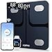 Produktbild RENPHO Körperfettwaage, Intelligente WLAN-Smart-Waage Bluetooth Personenwaage, Körperanalysewaage BMI Waage mit Smartphone-App für Fitness, Step-On-Technologie, Schwarz