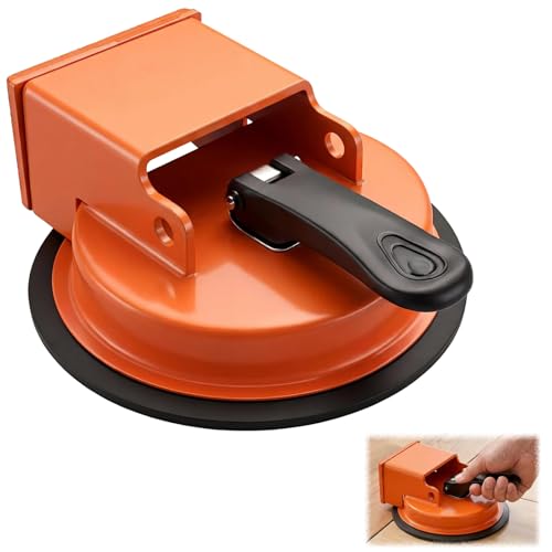 Floor Gap Fixer Tool, a Floor Joint Repair Tool Suitable for Solid Wood and Vinyl Flooring; a Carbon Steel Suction Cup with a Rubber pad, Designed to Fill Unsightly Seams